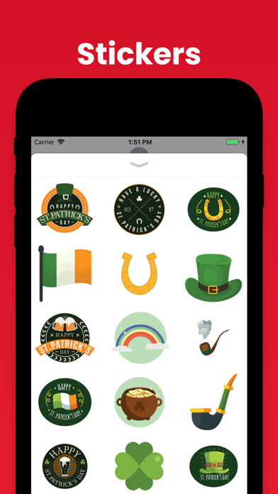 St Patrick Day stickers emoji Screenshot