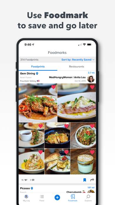 YUMMI: Restaurant & Food Diary Screenshot