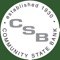 Now get 24/7 access to your Community State Bank account information from your mobile device