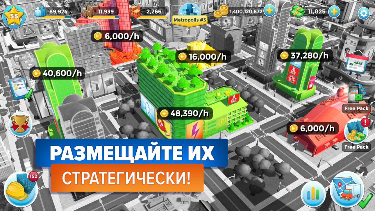 Citytopia® Build Your Own City iOS Mod IPA screenshot 4 - iOS game interface