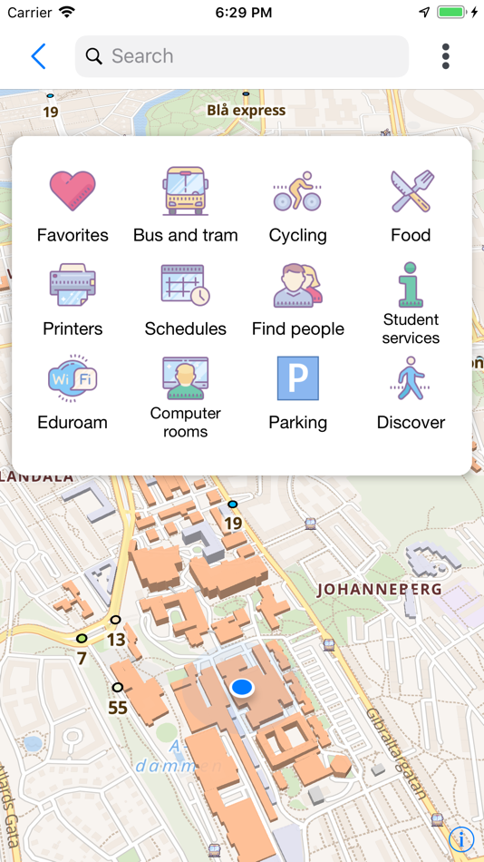 #1. Find Your Way on Campus (iOS) 由: Chalmers