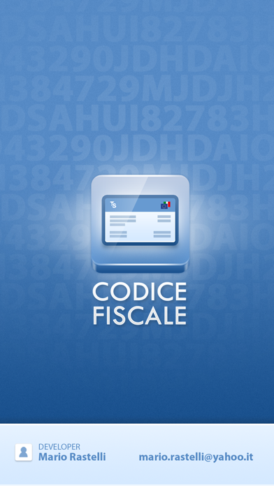 Codice Fiscale Italia Screenshot