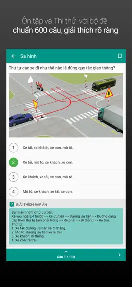 Game screenshot Thi bằng lái ô tô, xe máy hack