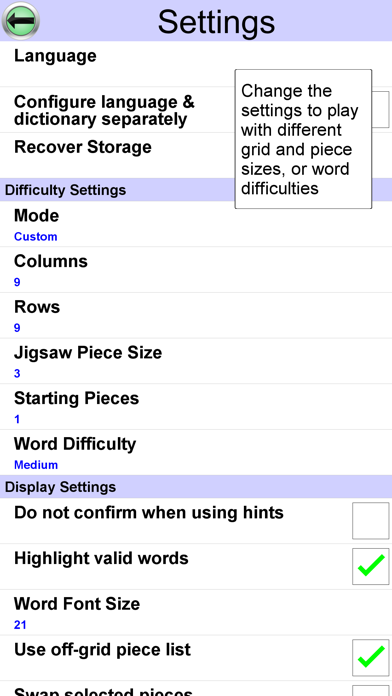 Jigsaw Crossword + Screenshot