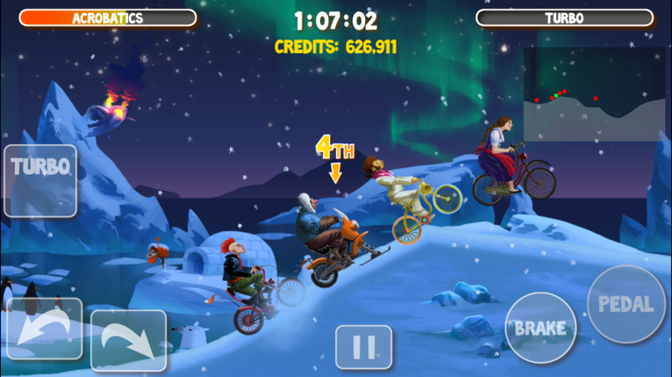 #3. Crazy Bikers 2 (iOS) Bởi: Spawn Studios, Lda