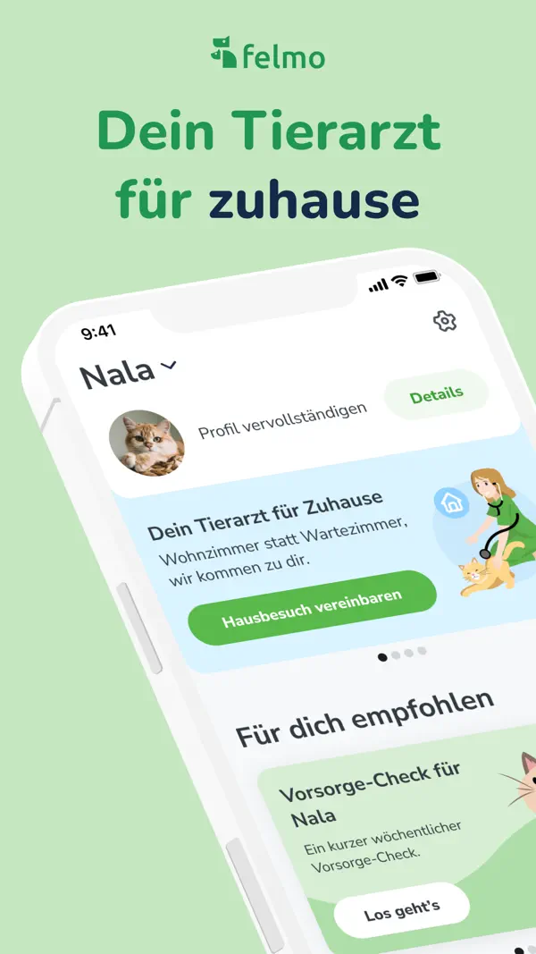 felmo Mobiler Tierarzt Screenshot 1