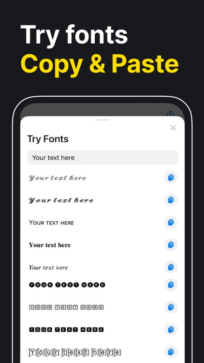 Fonts for iPhone & Keyboards screenshot-3