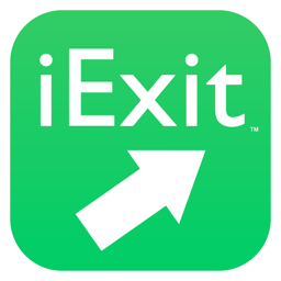 Ícone do app iExit Interstate Exit Guide