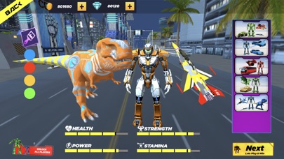 Flying Robot Transformation Screenshot