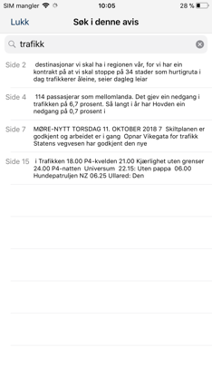 Møre-Nytt eAvis screenshot 3
