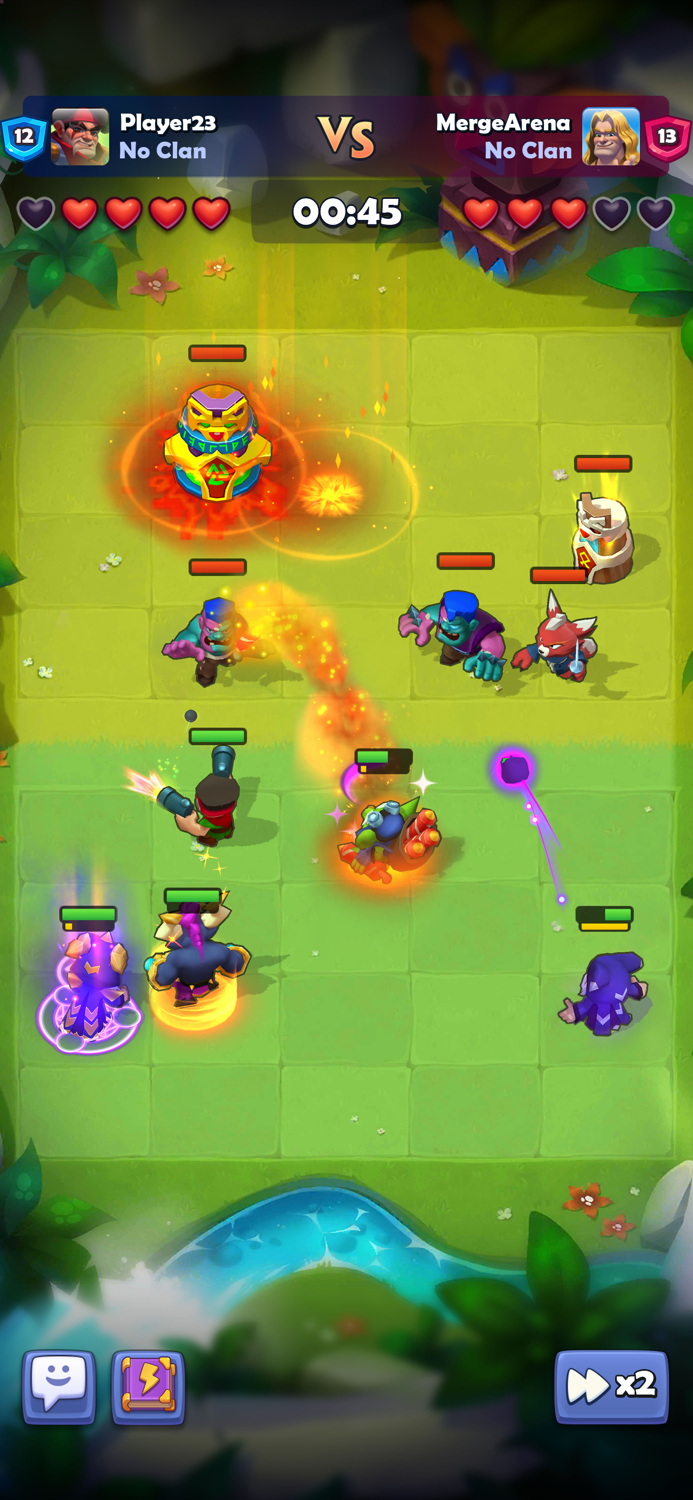 Merge Arena - cards heroes PvP