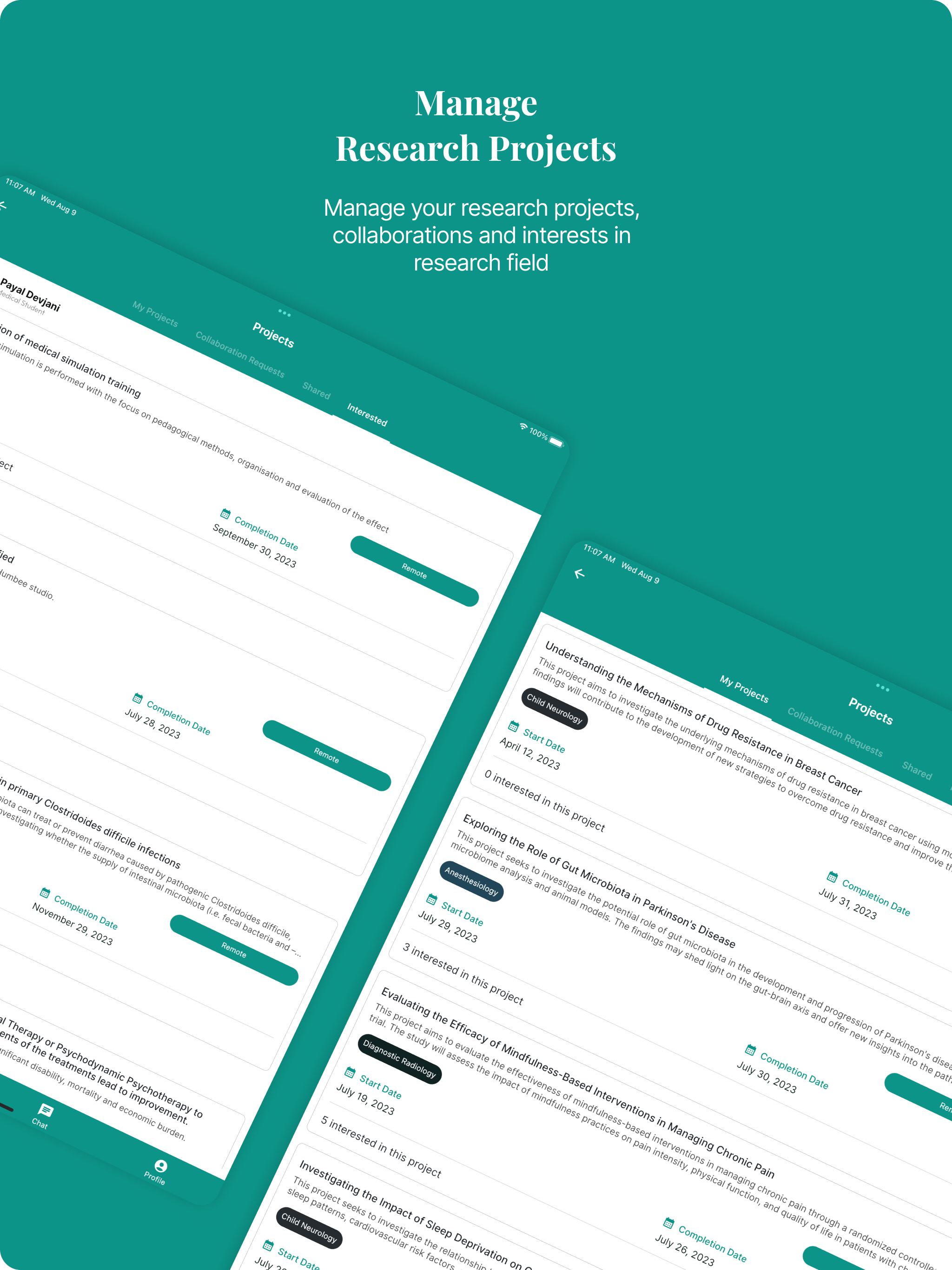 Research Connect App