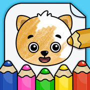 Kids colouring & drawing games