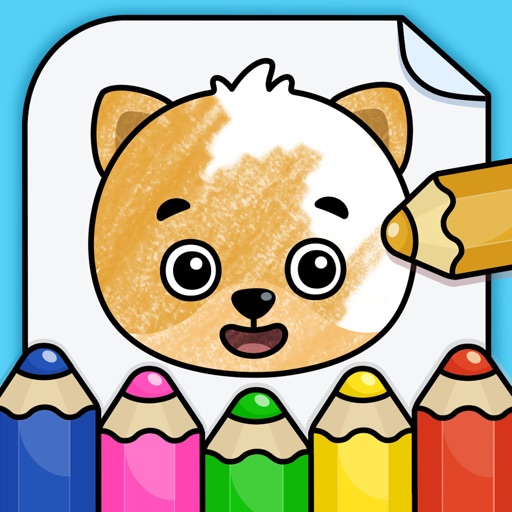 Kids drawing: toddler games 2+ Icon