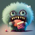 Daily Monster Stickers App Positive Reviews