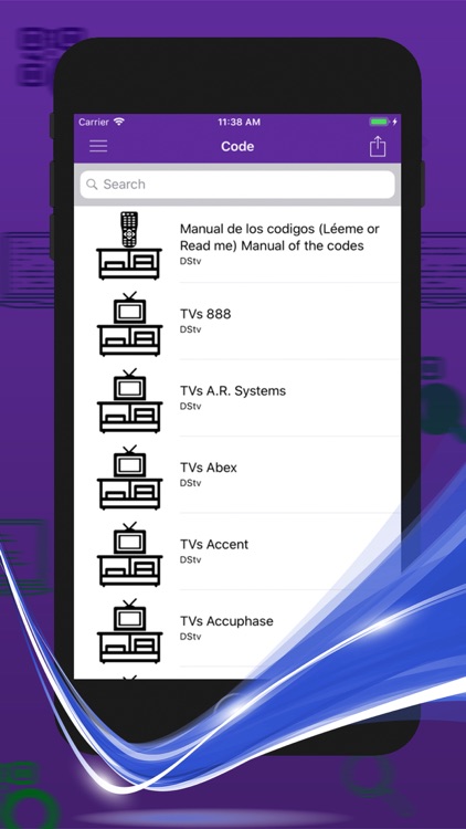 Control Code For DStv