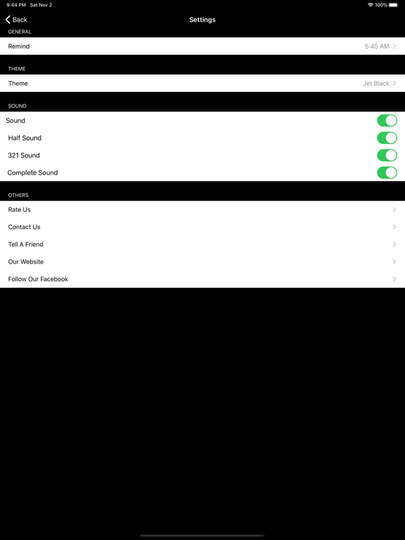 HIIT Interval Timer iPad screenshot 6 - Health & Fitness app