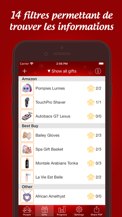 Screenshot #3 pour The Christmas Gift List Pro