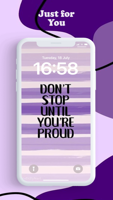 Purple Wallpapers for Girls 4Kのおすすめ画像4