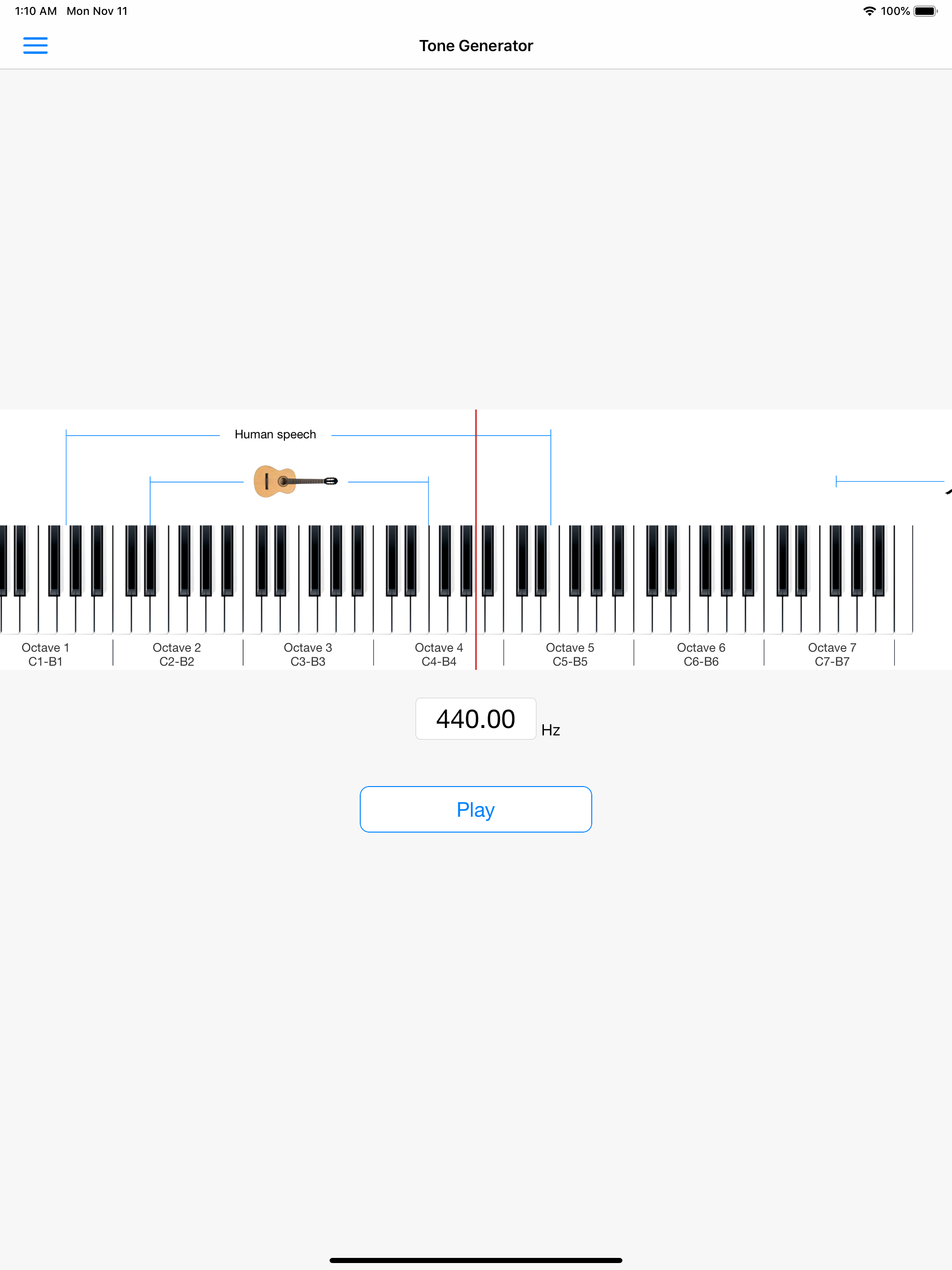 Tone Generator App