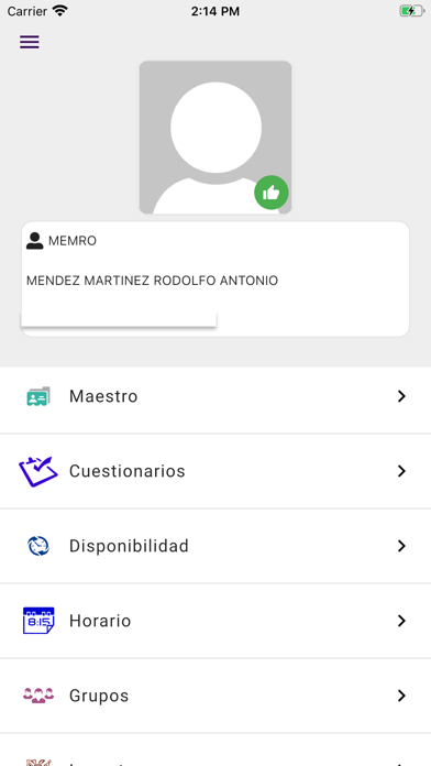 Universidad Regional del Norte Screenshot