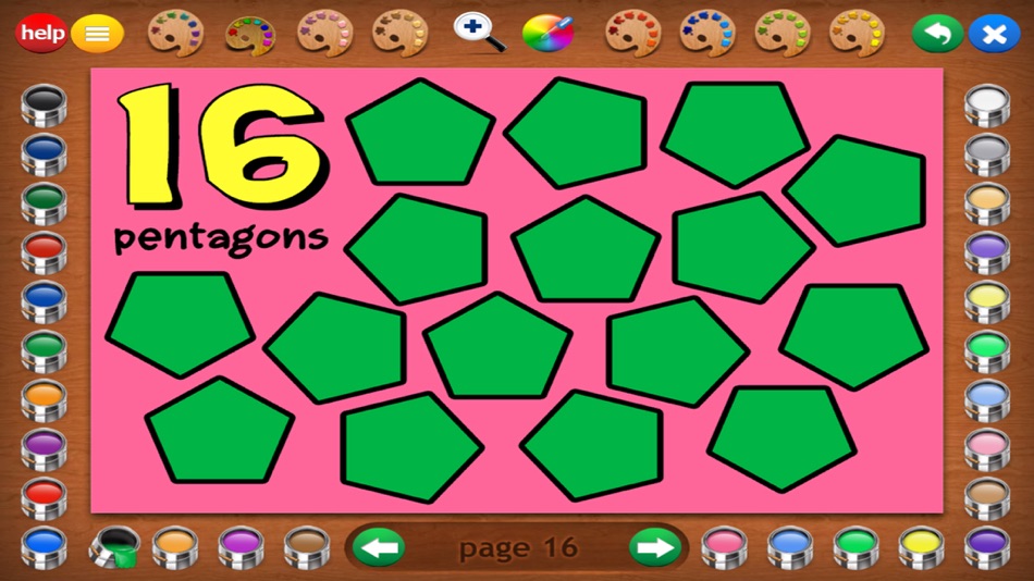 #2. Counting Shapes Coloring Book (iOS) 由: Dataware LLC