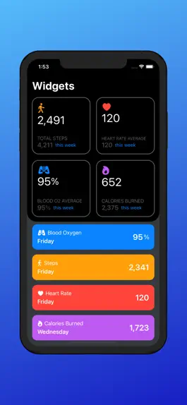 Game screenshot Health&Fitness Health Widgets hack