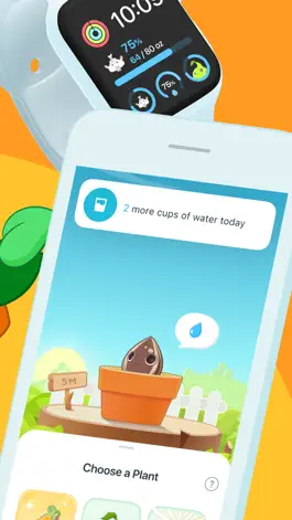 Game screenshot Plant Nanny Cute Water Tracker apk