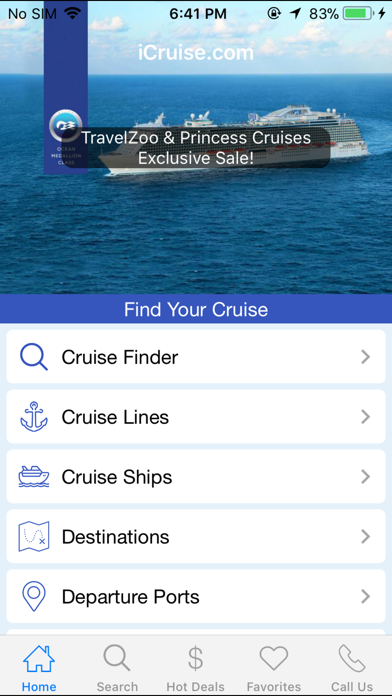 Cruise Finder by iCruise.com Screenshot