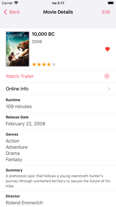 MovieBuddy: Movie & TV Tracker Screenshot