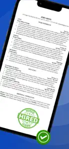 Resume Builder Maker App Pro screenshot #1 for iPhone