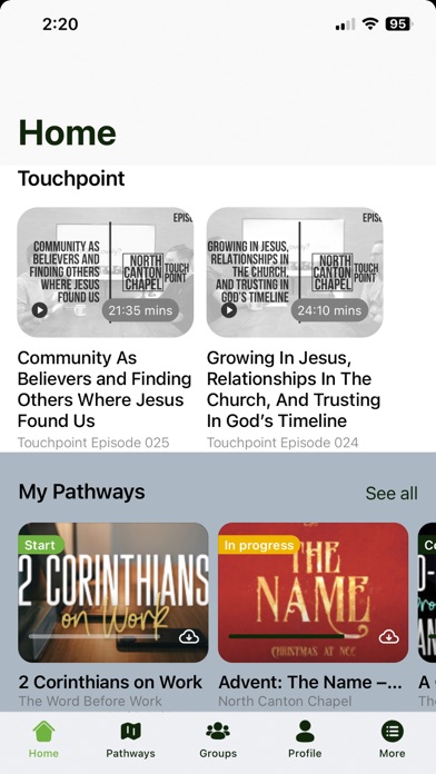 NCC Online Community Screenshot
