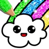 Glitter Coloring Book: Paint icon