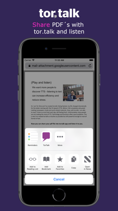 TorTalk - Text To Speech screenshot 4