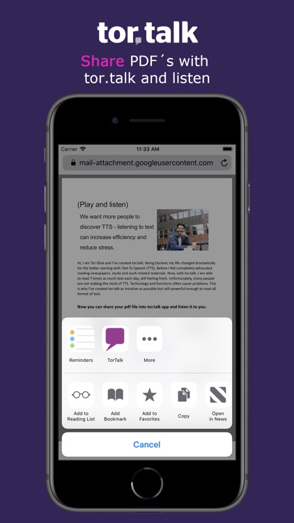 TorTalk - Text To Speech screenshot-3