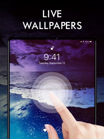 Live Wallpapers 4K Themes HDのおすすめ画像1