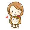 Cute mother and daughter App Delete