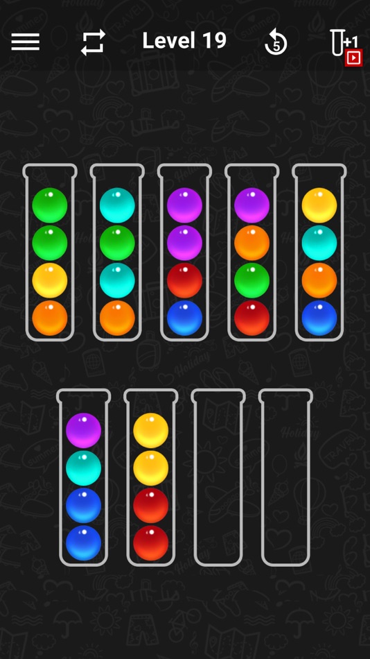 #7. Ball Sort Color Water Puzzle (iOS) Podle: IEC GLOBAL PTY LTD