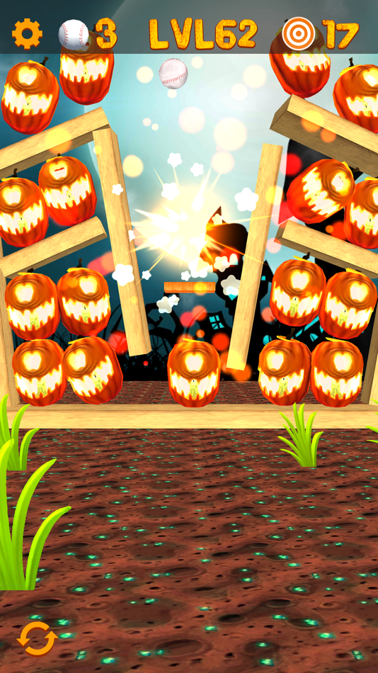 #9. Swipe & Knockdown Pumpkins 2 (iOS) De: F Permadi