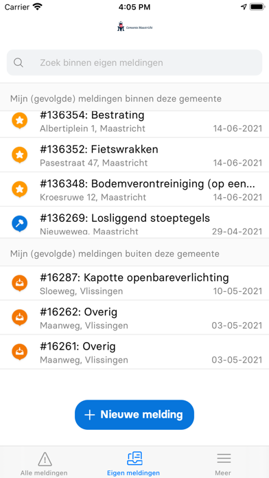 MijnGemeente App Screenshot