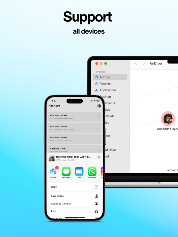 Air Share and Drop Files