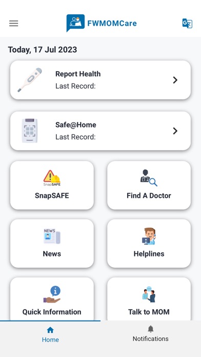 FWMOMCare Screenshot