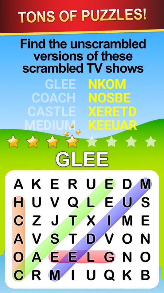 #2. Word Search World Hollywood (iOS) 由: Hoyt Games, LLP