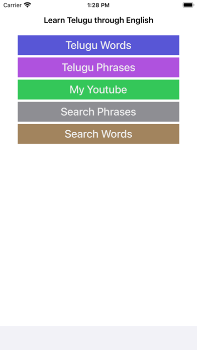 Learn Telugu through English Screenshot