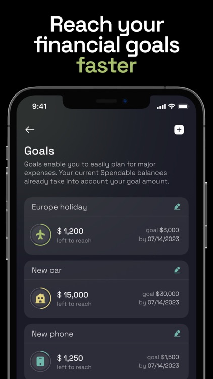Cashews Smart Money Budget App