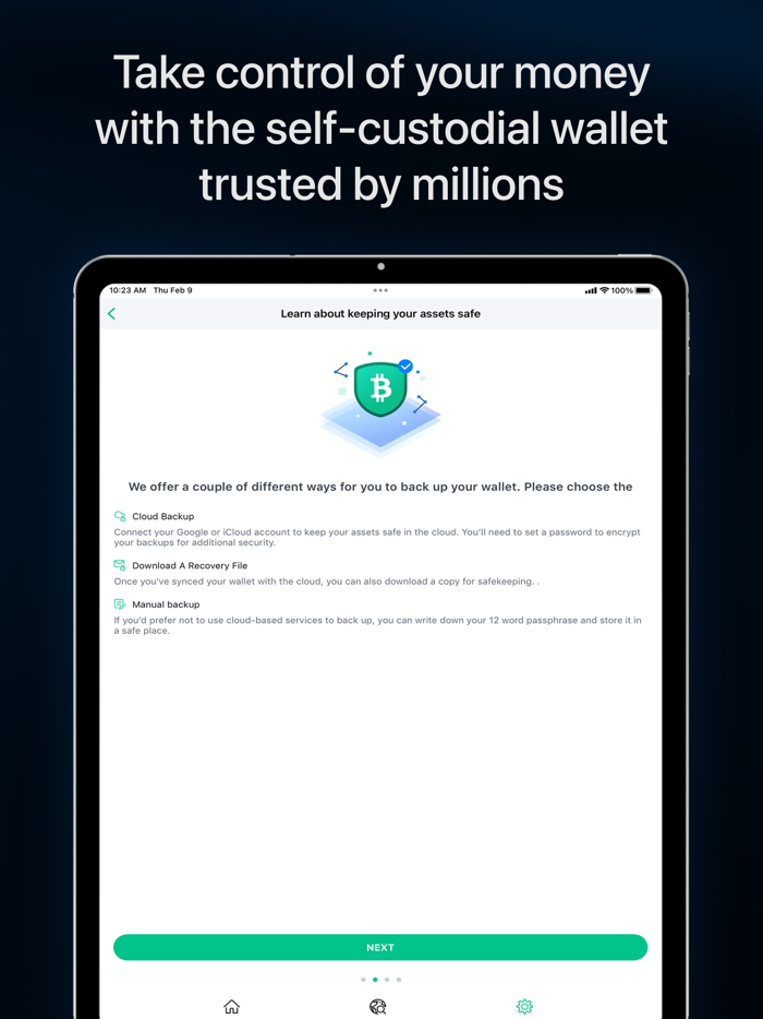Bitcoin and Crypto DeFi Wallet