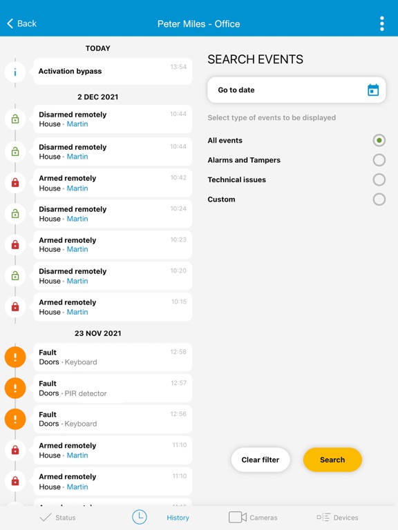 Screenshot #5 pour Jablotron MyCOMPANY