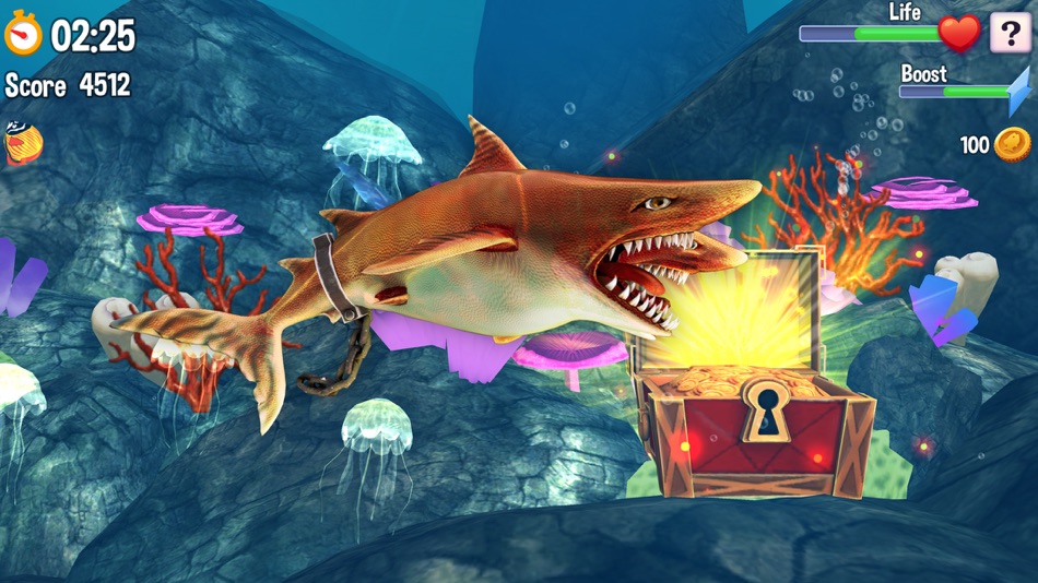 #5. Double Head Shark Attack (iOS) Por: BigCode Games Pvt Ltd