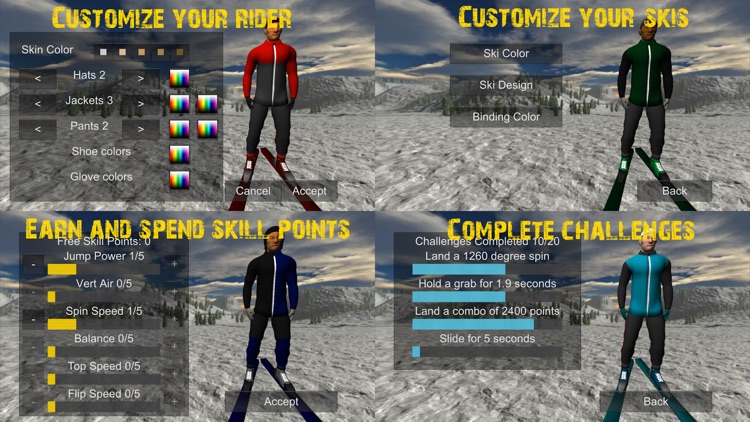 Ski Freestyle Mountain 3D screenshot-3