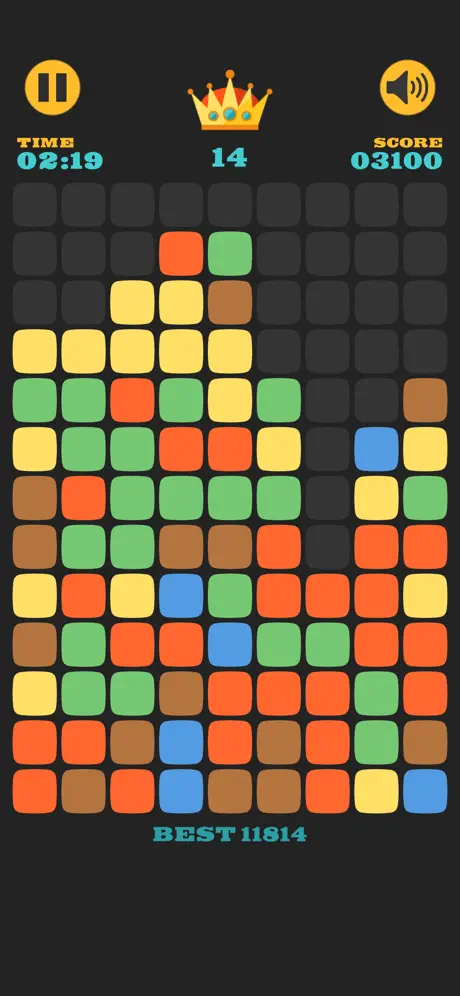 Clear The Blocks, Merge Colors